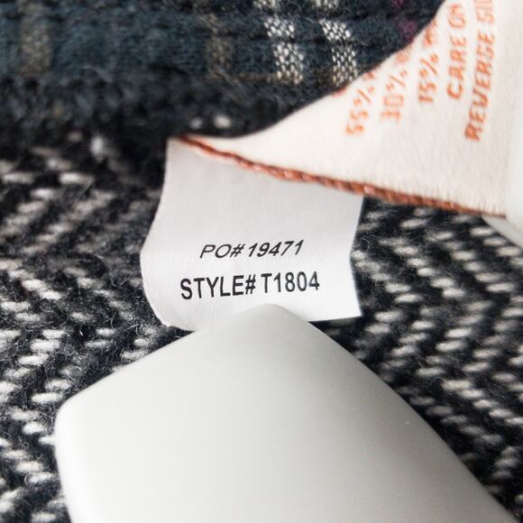 Territory Ahead Herringbone Dress Pants Men’s 36x33 Wool Blend Comfort Waist - Picture 9 of 12